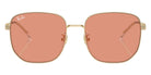 Ray-Ban® RB3713D RB3713D 921374 57 Sunglasses - Pale Gold