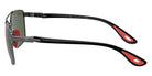 Ray-Ban® RB3715M RB3715M F00171 58 Sunglasses - Black