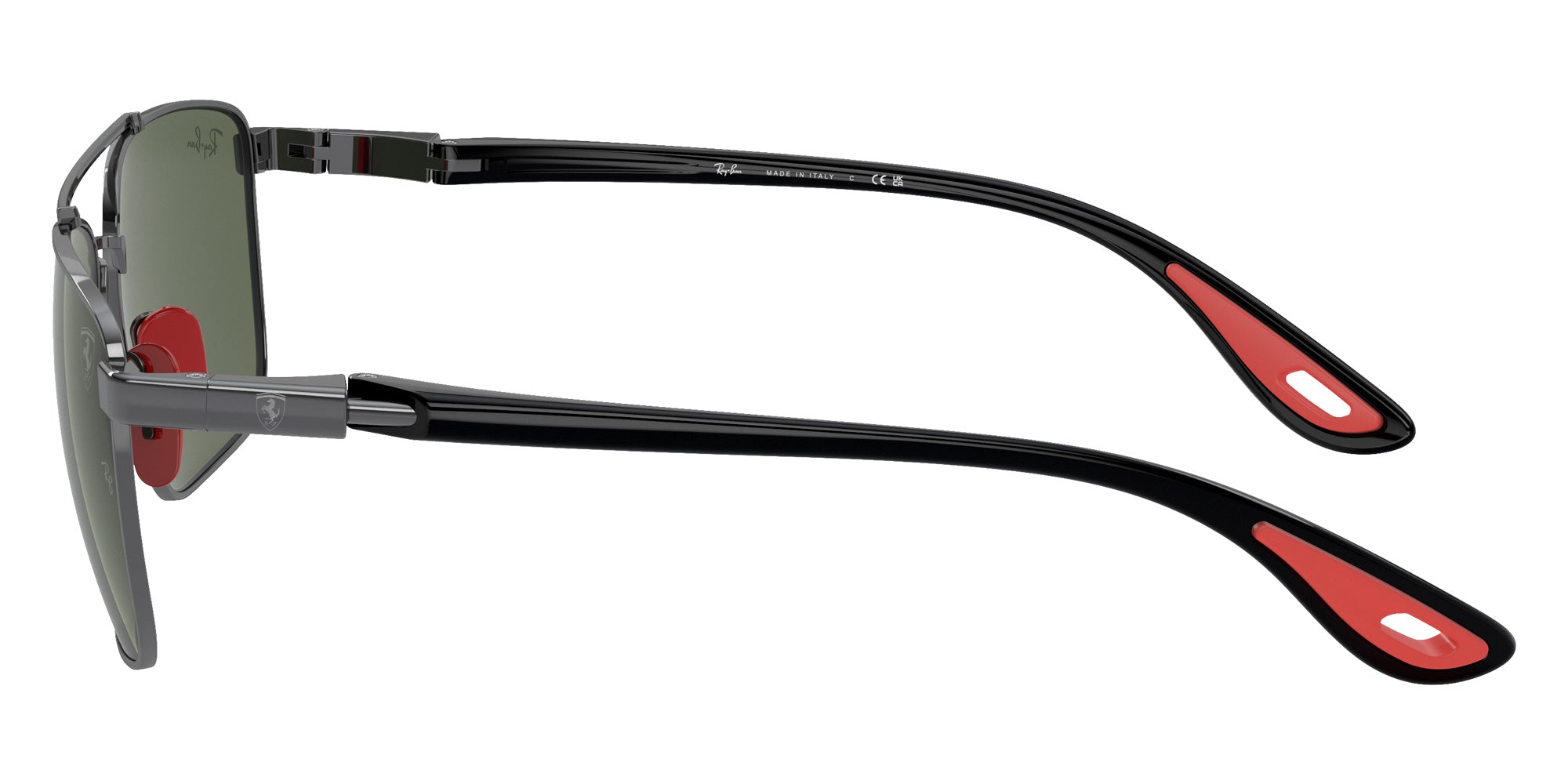Ray-Ban® RB3715M RB3715M F00171 58 Sunglasses - Black
