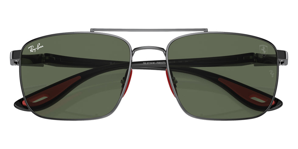 Ray-Ban® RB3715M RB3715M F00171 58 Sunglasses - Black