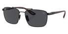 Ray-Ban® RB3715M RB3715M F02087 58 Sunglasses - Dark Red