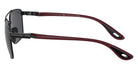 Ray-Ban® RB3715M RB3715M F02087 58 Sunglasses - Dark Red