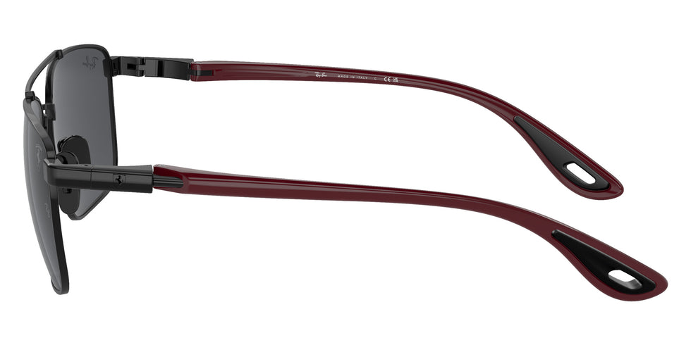 Ray-Ban® RB3715M RB3715M F02087 58 Sunglasses - Dark Red