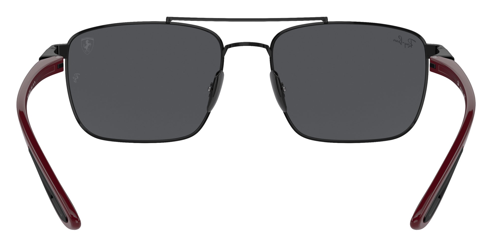 Ray-Ban® RB3715M RB3715M F02087 58 Sunglasses - Dark Red