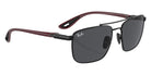 Ray-Ban® RB3715M RB3715M F02087 58 Sunglasses - Dark Red