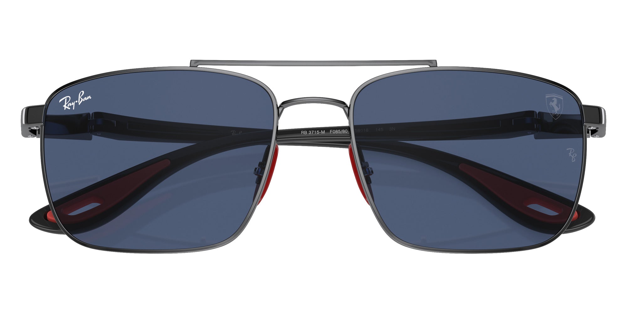 Ray-Ban® RB3715M RB3715M F08580 58 Sunglasses - Gray