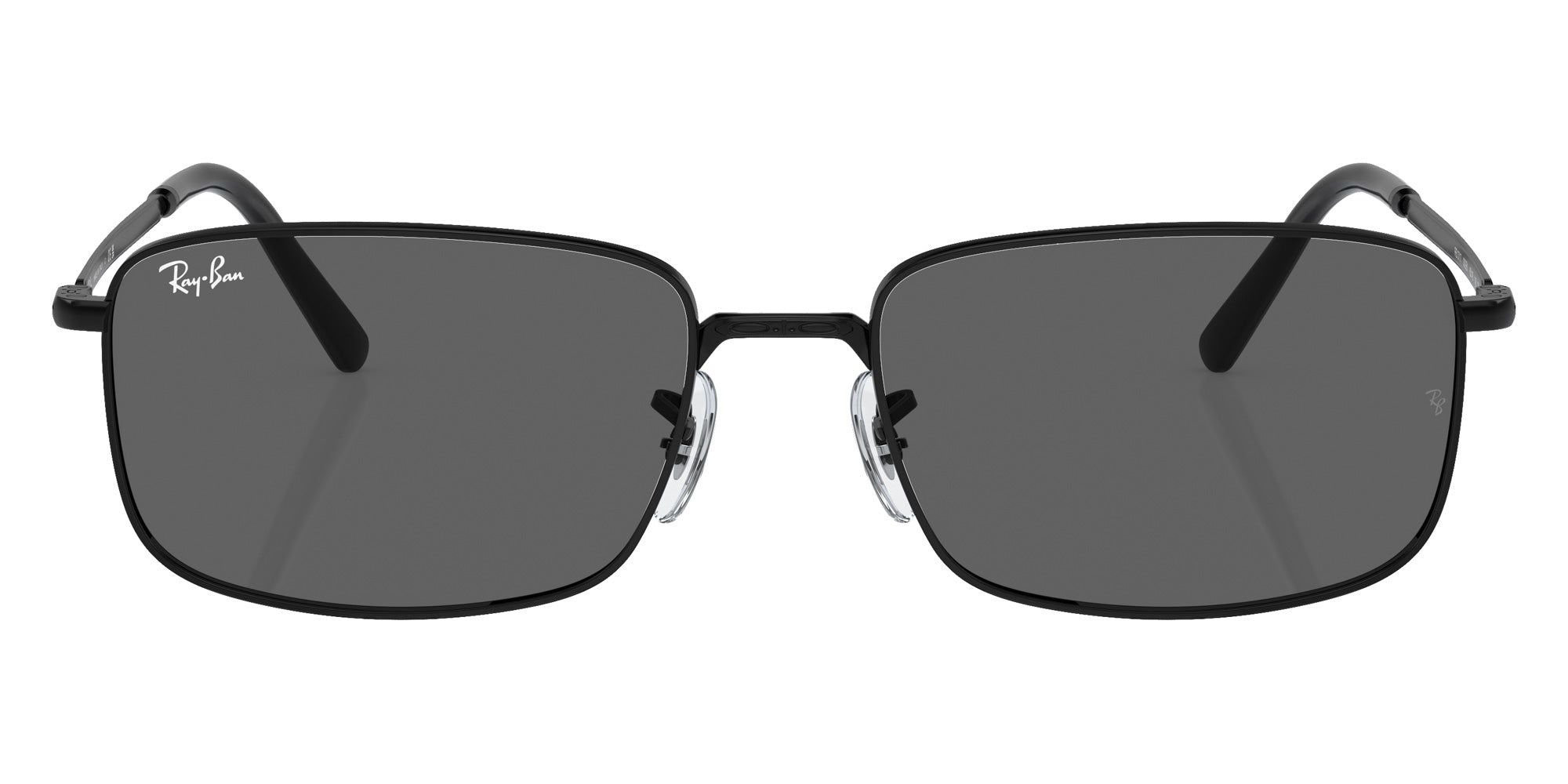 Ray-Ban® RB3717 RB3717 002/B1 57 Sunglasses - Black