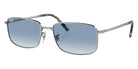 Ray-Ban® RB3717 RB3717 003/3F 57 Sunglasses - Silver