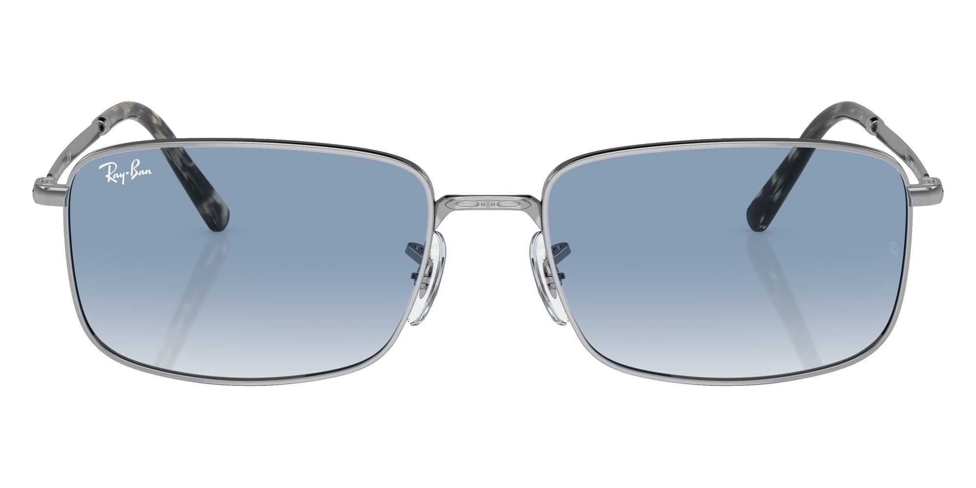 Ray-Ban® RB3717 RB3717 003/3F 57 Sunglasses - Silver