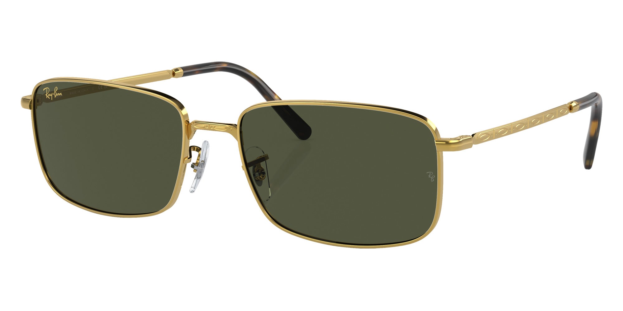 Ray-Ban® RB3717 RB3717 919631 57 Sunglasses - Gold