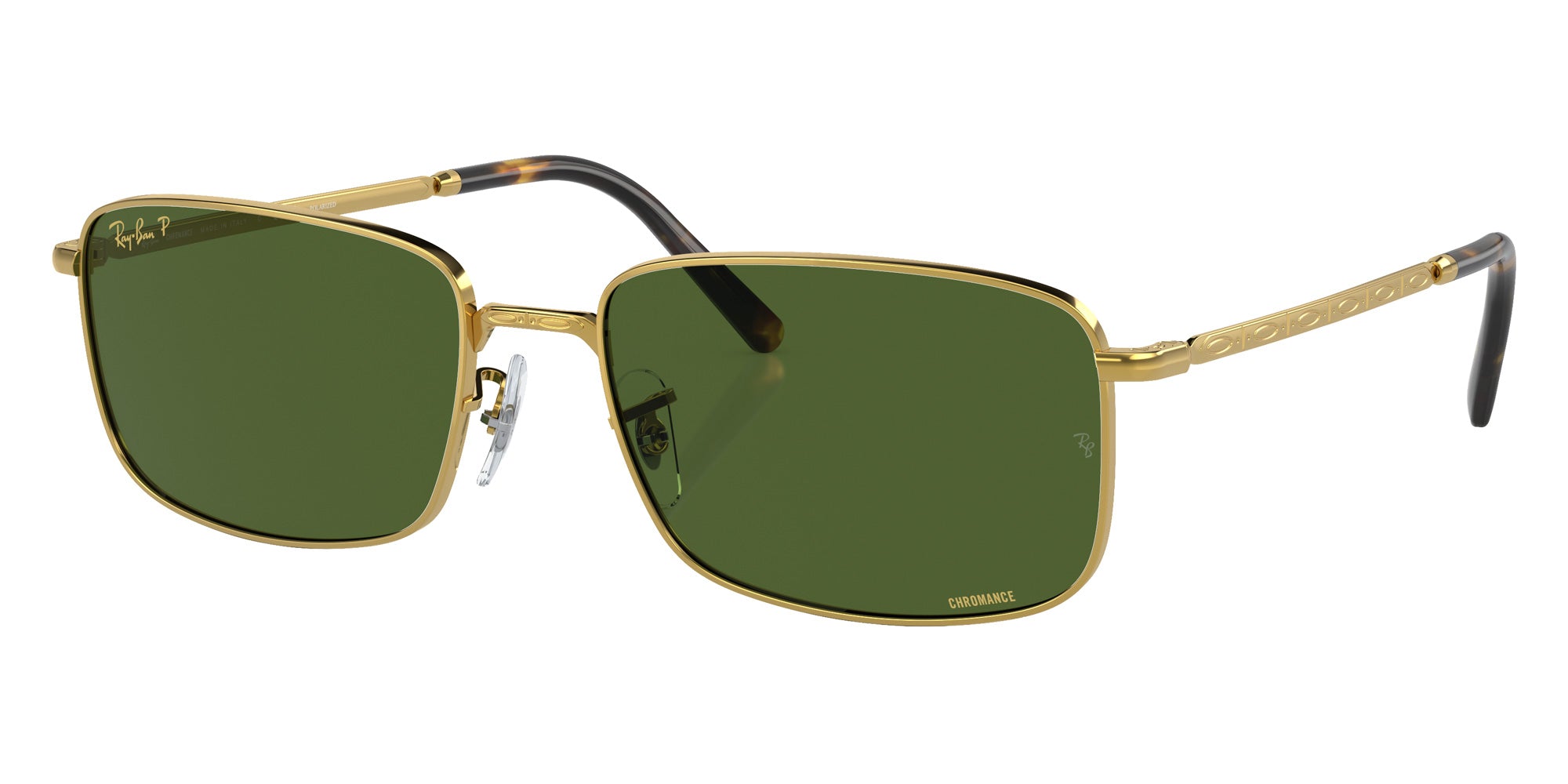 Ray-Ban® RB3717 RB3717 9196P1 57 Sunglasses - Gold