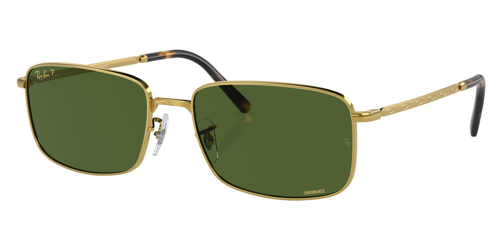 Ray-Ban® RB3717 RB3717 9196P1 57 Sunglasses - Gold