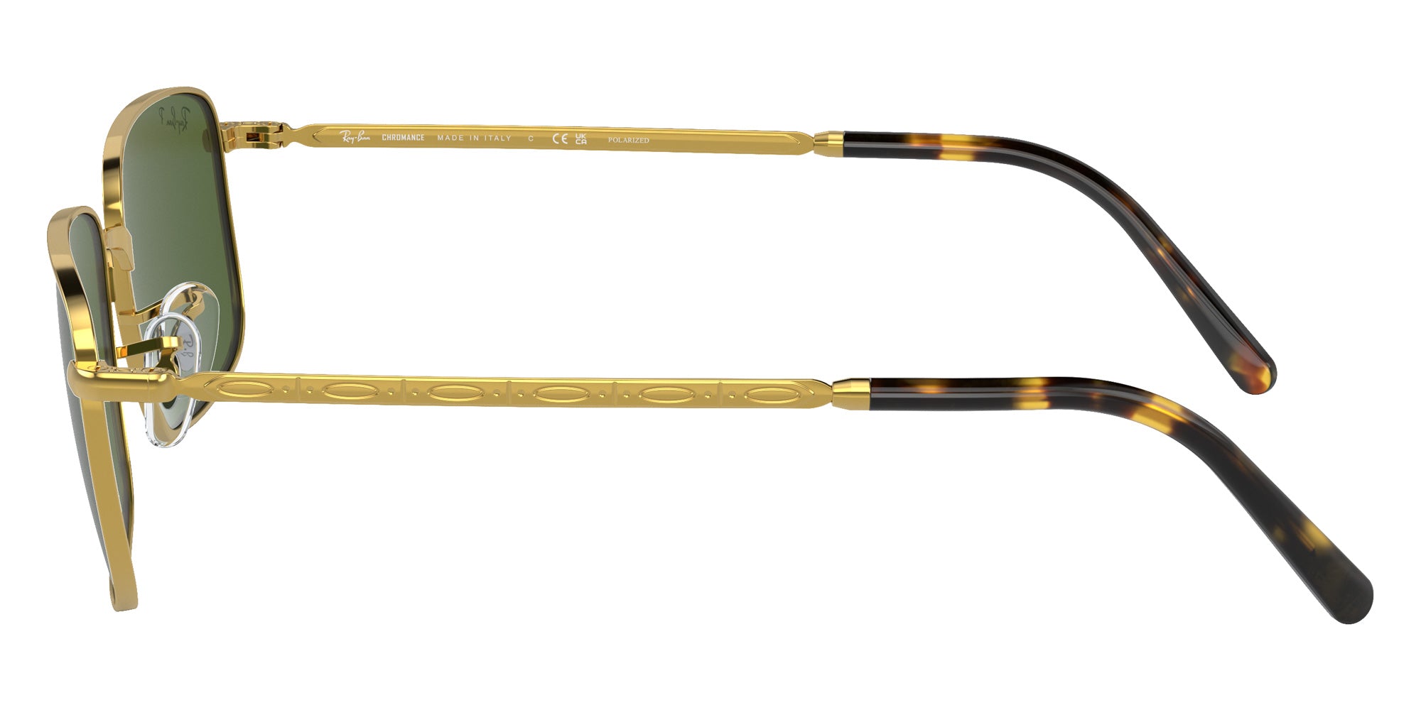 Ray-Ban® RB3717 RB3717 9196P1 57 Sunglasses - Gold