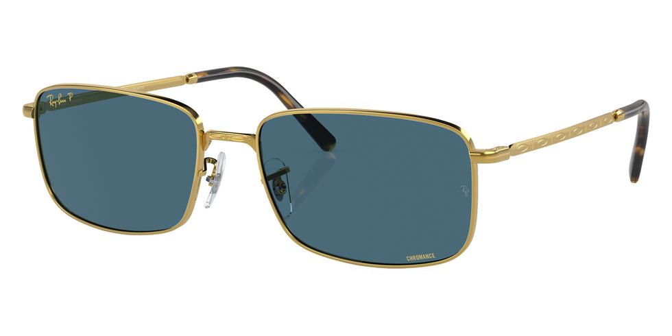 Ray-Ban® RB3717 RB3717 9196S2 57 Sunglasses - Gold