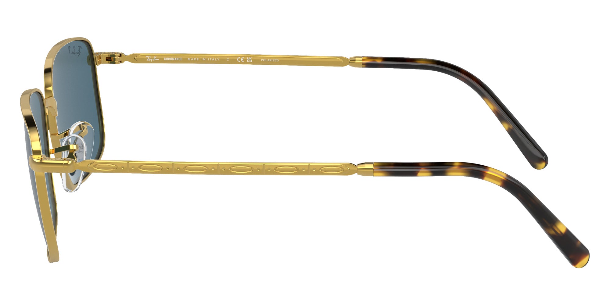 Ray-Ban® RB3717 RB3717 9196S2 57 Sunglasses - Gold