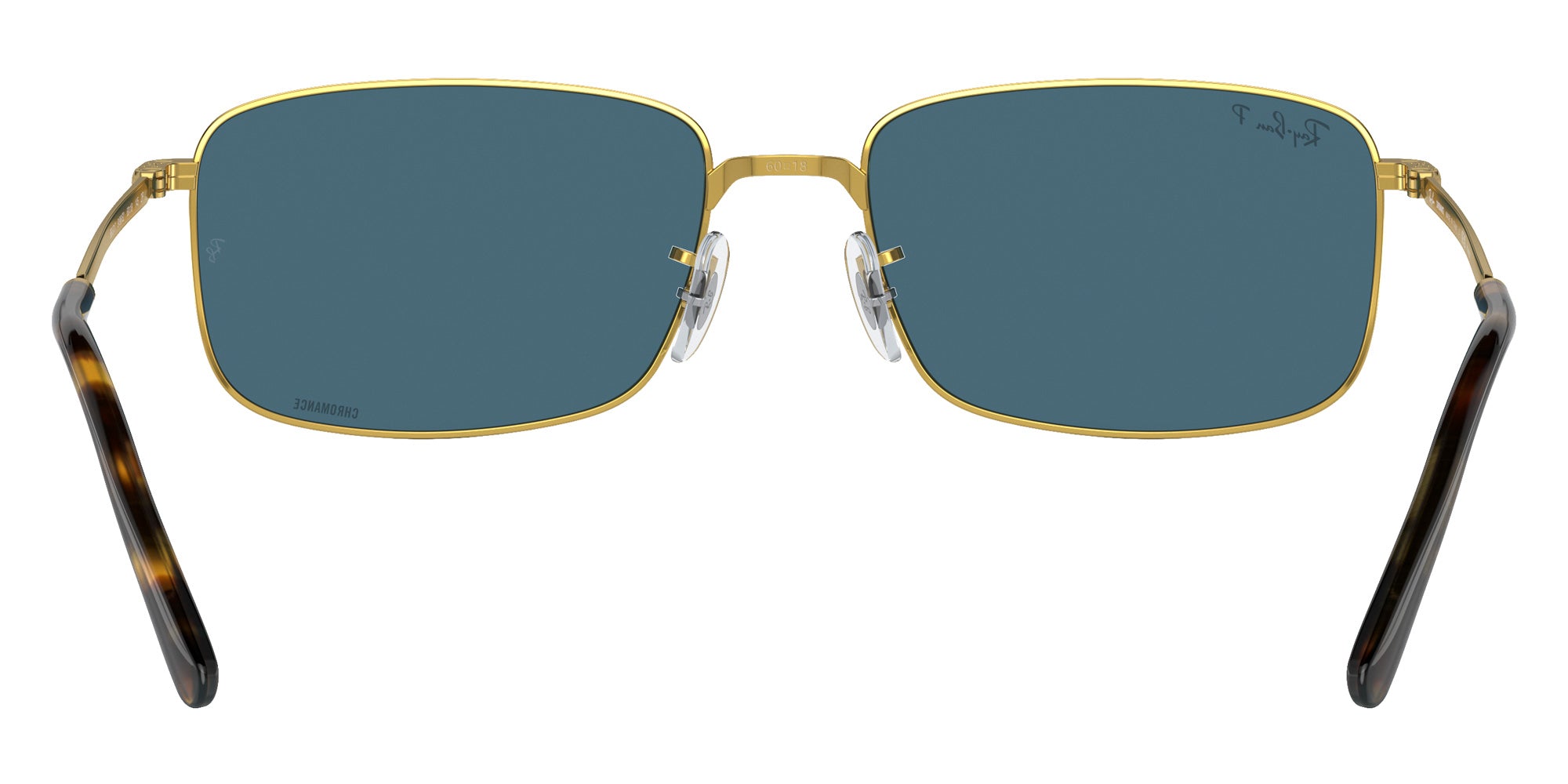 Ray-Ban® RB3717 RB3717 9196S2 57 Sunglasses - Gold