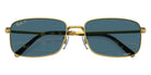 Ray-Ban® RB3717 RB3717 9196S2 57 Sunglasses - Gold