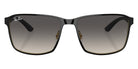 Ray-Ban® RB3721 RB3721 187/11 59 Sunglasses - Black On Gold
