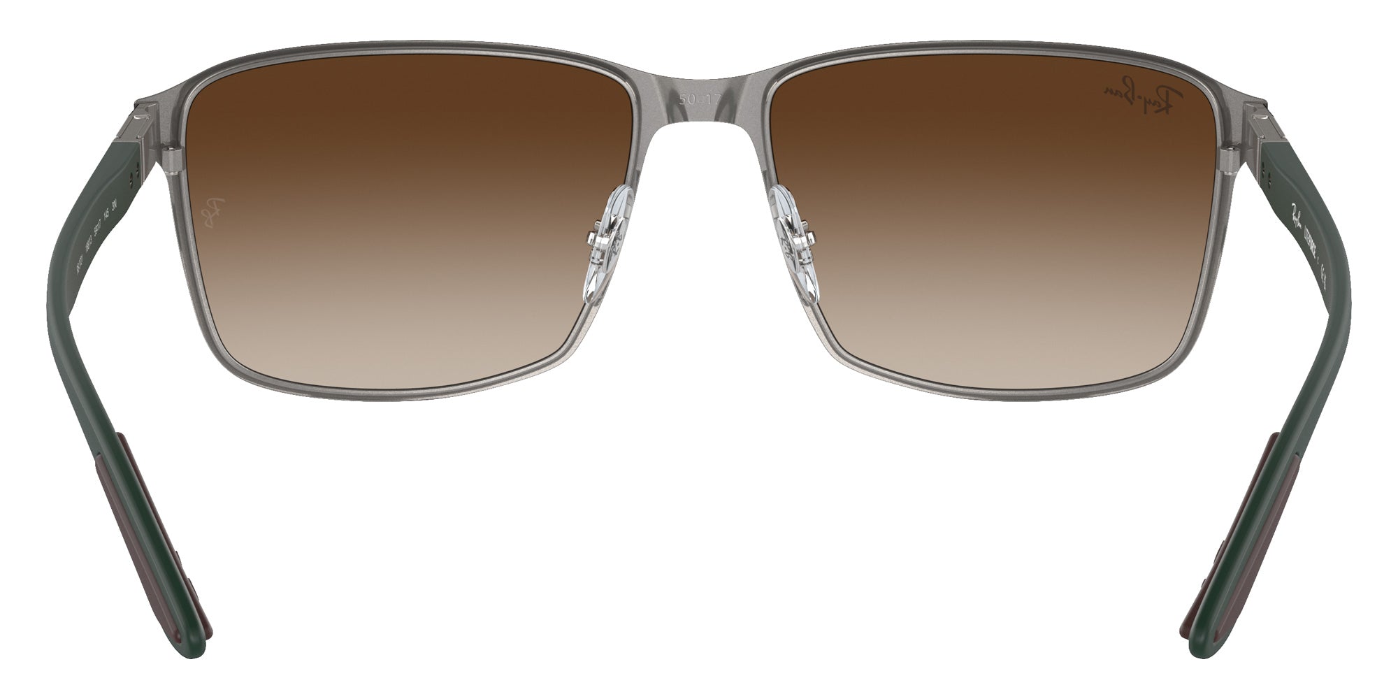 Ray-Ban® RB3721 RB3721 188/13 59 Sunglasses - Brown On Gunmetal