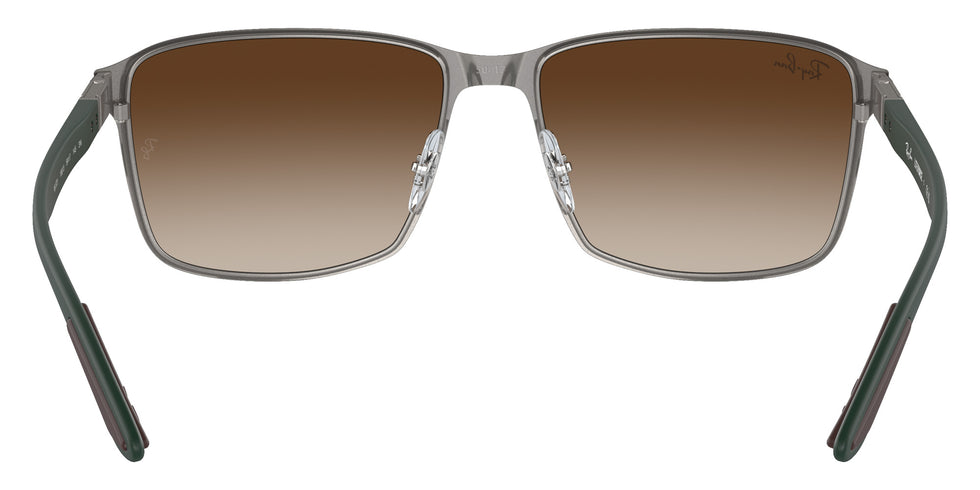 Ray-Ban® RB3721 RB3721 188/13 59 Sunglasses - Brown On Gunmetal