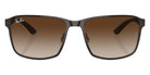 Ray-Ban® RB3721 RB3721 188/13 59 Sunglasses - Brown On Gunmetal