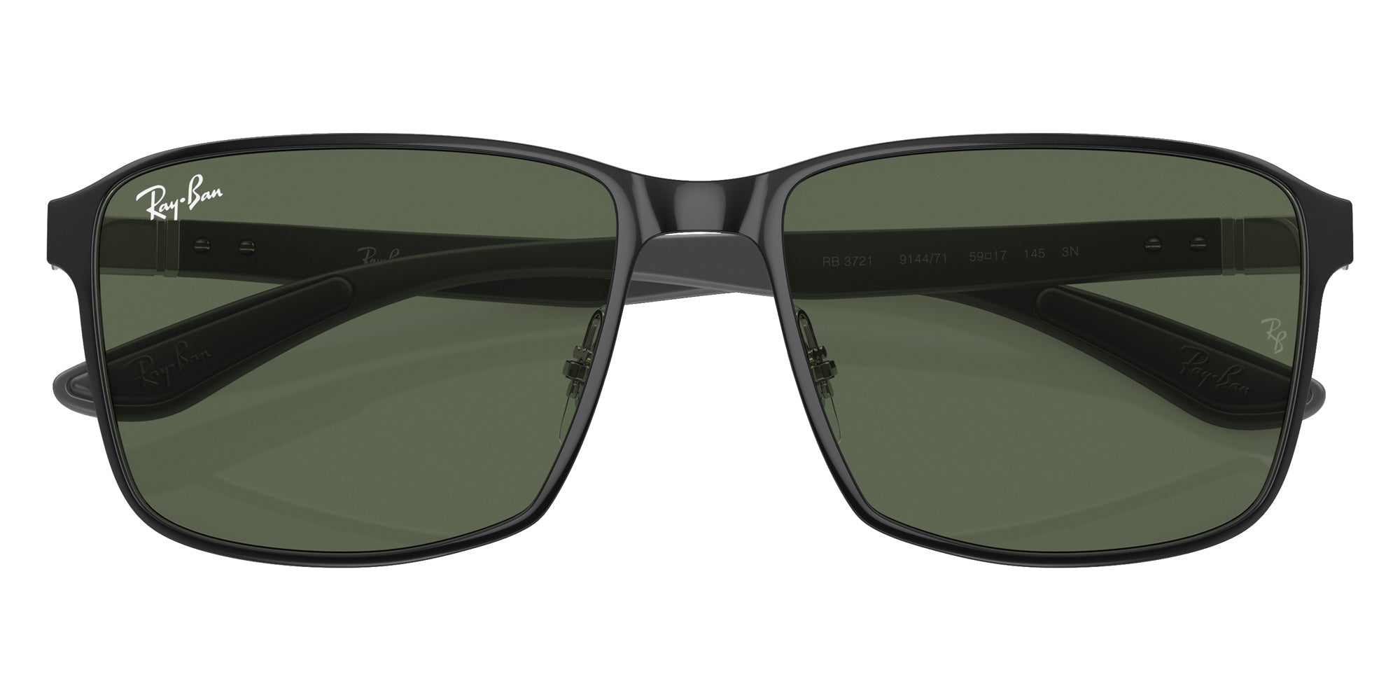 Ray-Ban® RB3721 RB3721 914471 59 Sunglasses - Silver