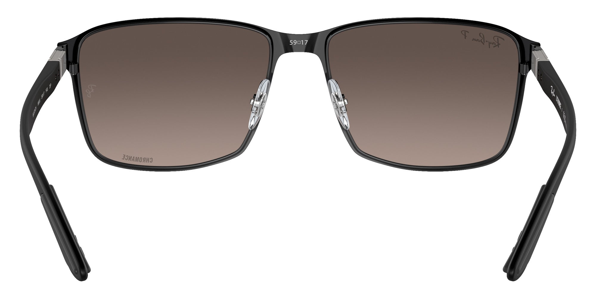Ray-Ban® RB3721CH RB3721CH 186/5J 59 Sunglasses - Black