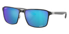 Ray-Ban® RB3721CH RB3721CH 9144A1 59 Sunglasses - Silver