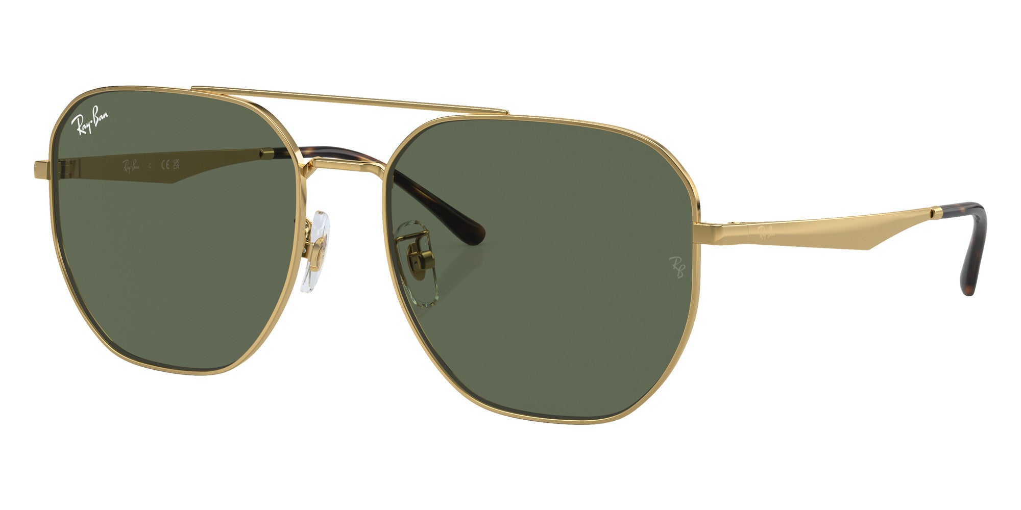 Ray-Ban® RB3724D RB3724D 001/71 59 Sunglasses - Arista Gold