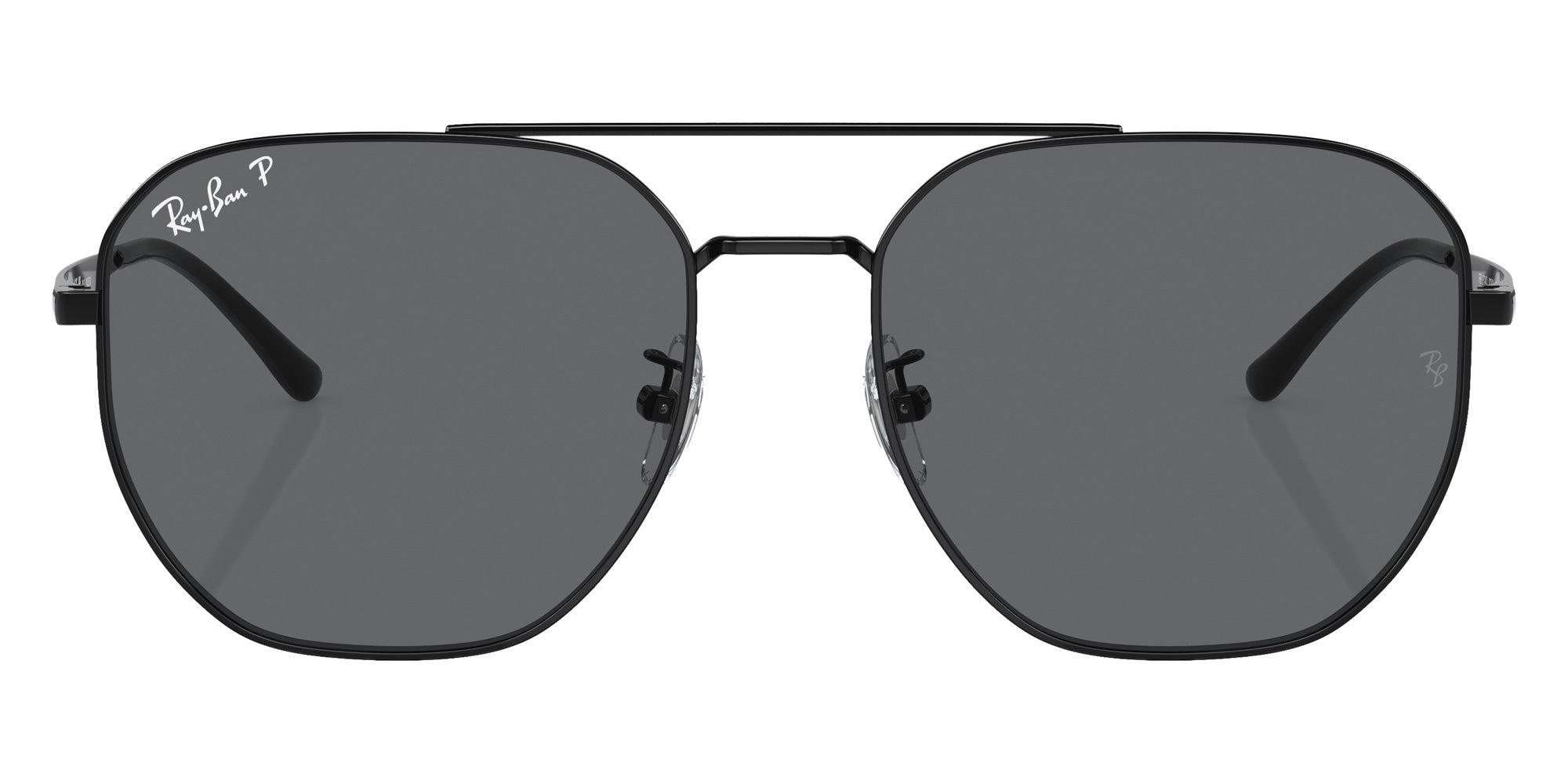 Ray-Ban® RB3724D RB3724D 002/81 59 Sunglasses - Black
