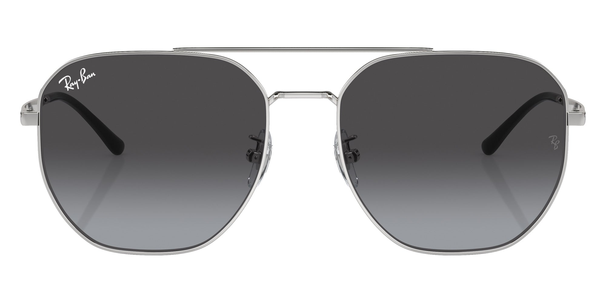 Ray-Ban® RB3724D RB3724D 003/8G 59 Sunglasses - Silver