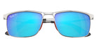 Ray-Ban® RB3726M RB3726M F007A1 57 Sunglasses - Silver