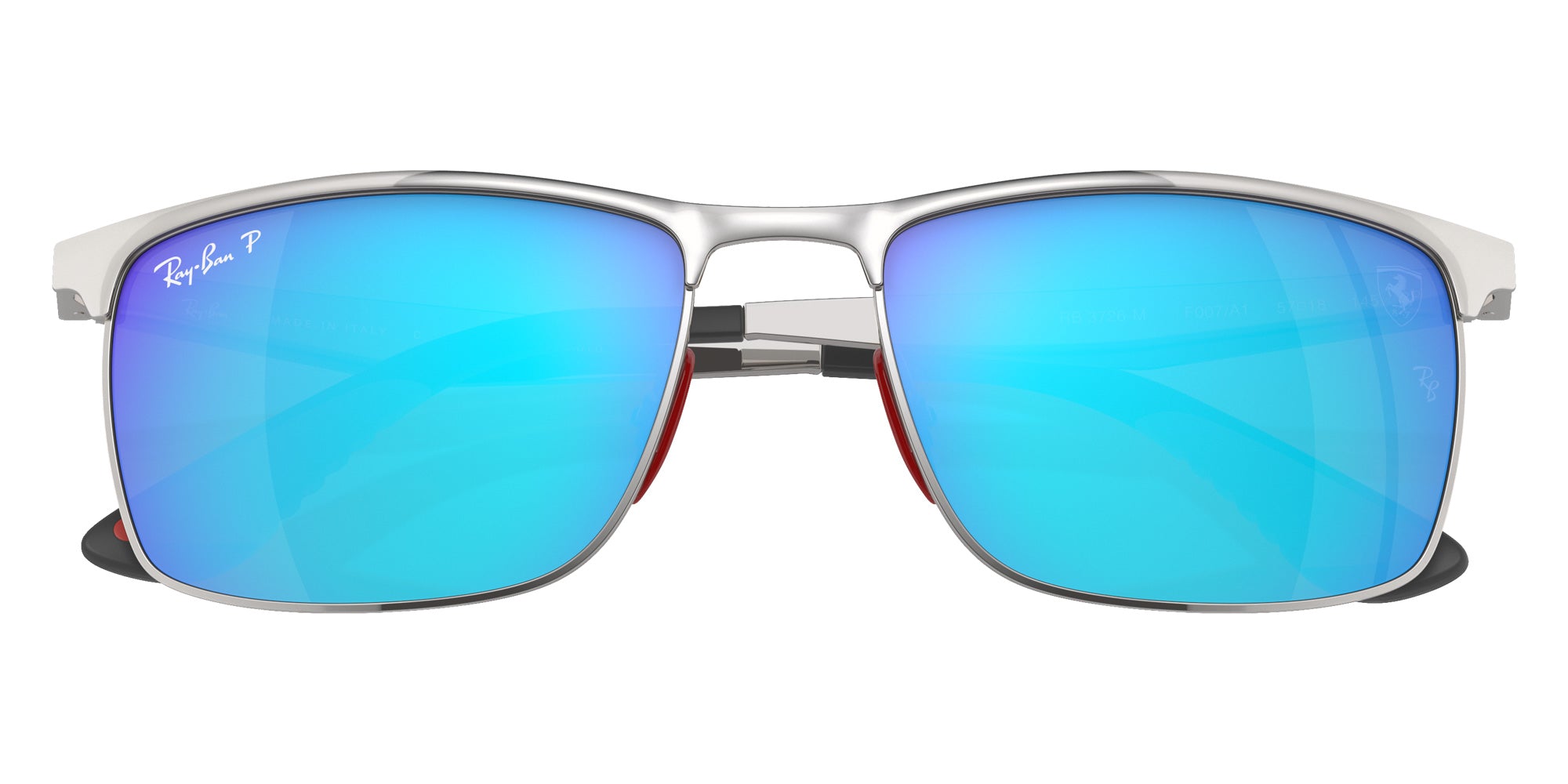 Ray-Ban® RB3726M RB3726M F007A1 57 Sunglasses - Silver