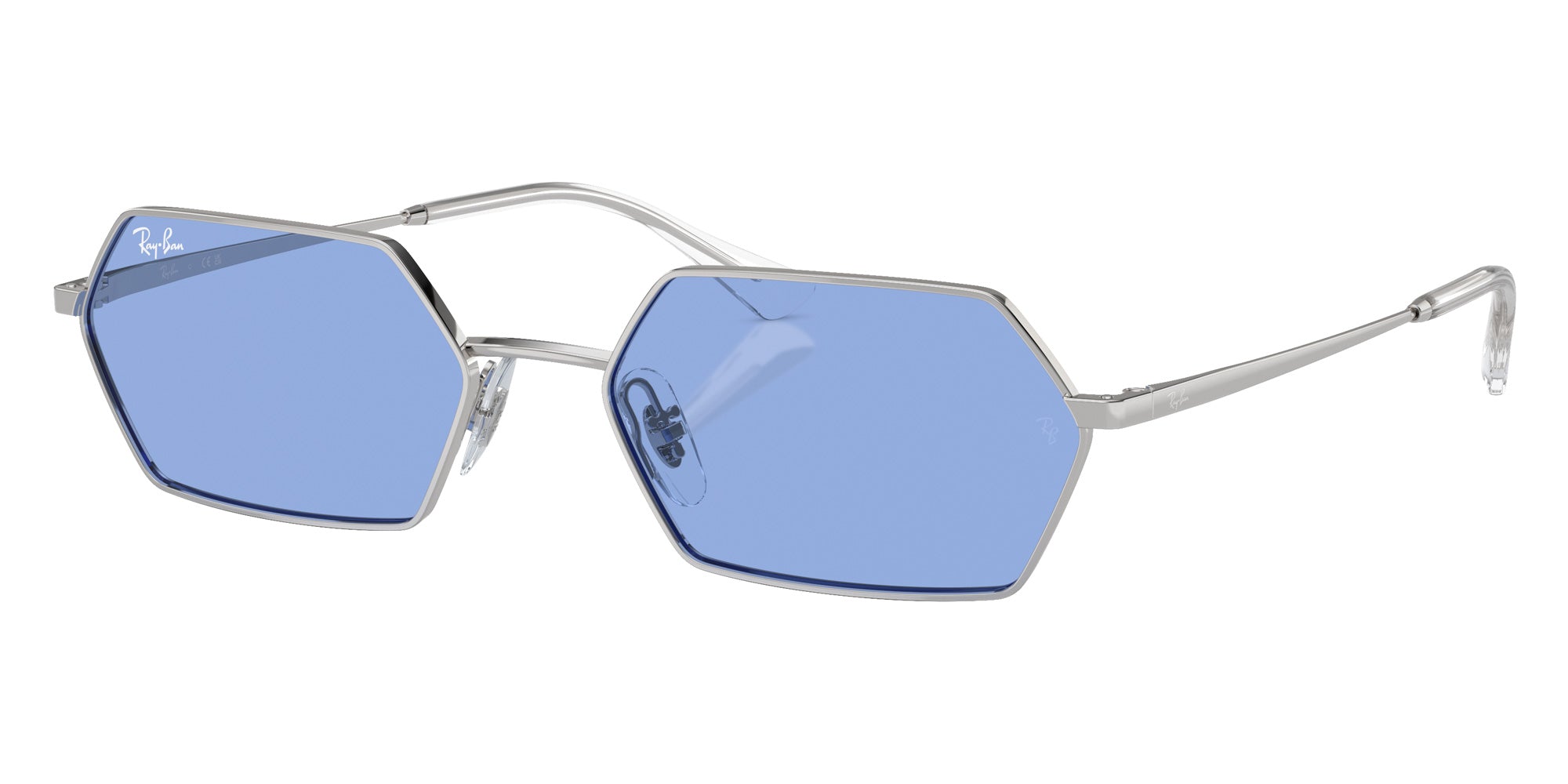 Ray-Ban® RB3728 RB3728 003/80 58 Sunglasses - Silver