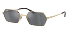 Ray-Ban® RB3728 RB3728 92136V 58 Sunglasses - Light Gold