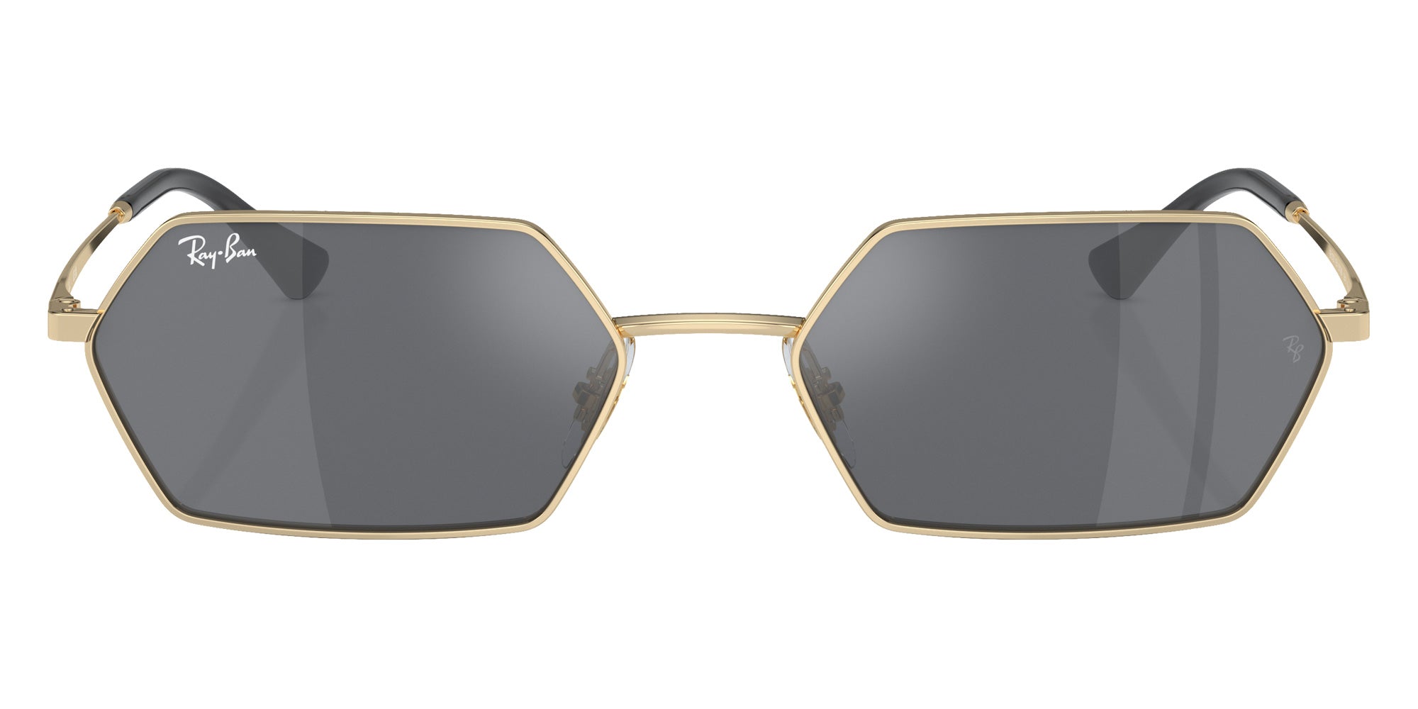 Ray-Ban® RB3728 RB3728 92136V 58 Sunglasses - Light Gold