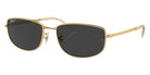 Ray-Ban® RB3732 RB3732 001/48 59 Sunglasses - Arista Gold