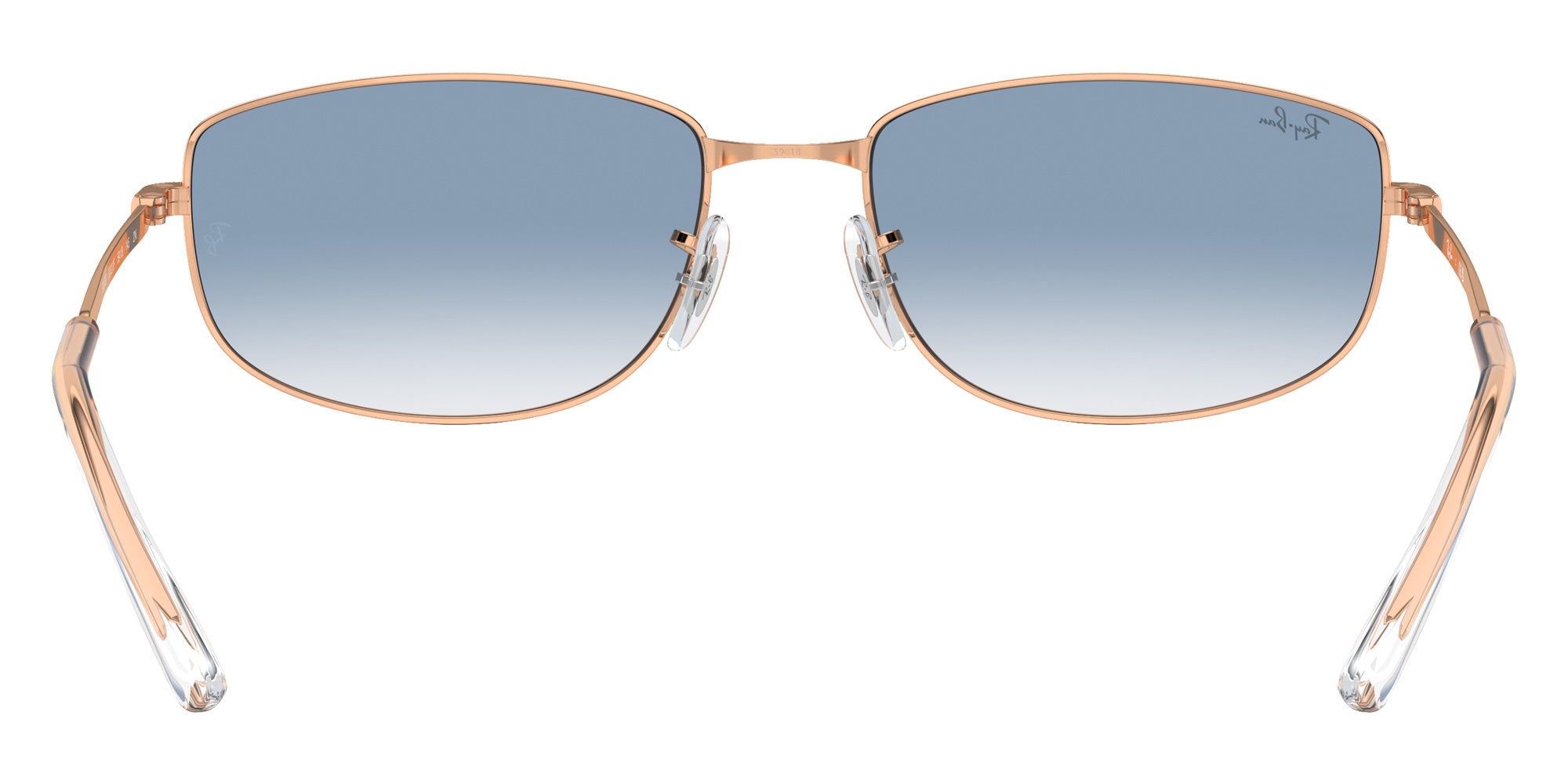 Ray-Ban® RB3732 RB3732 92023F 59 Sunglasses - Rose Gold