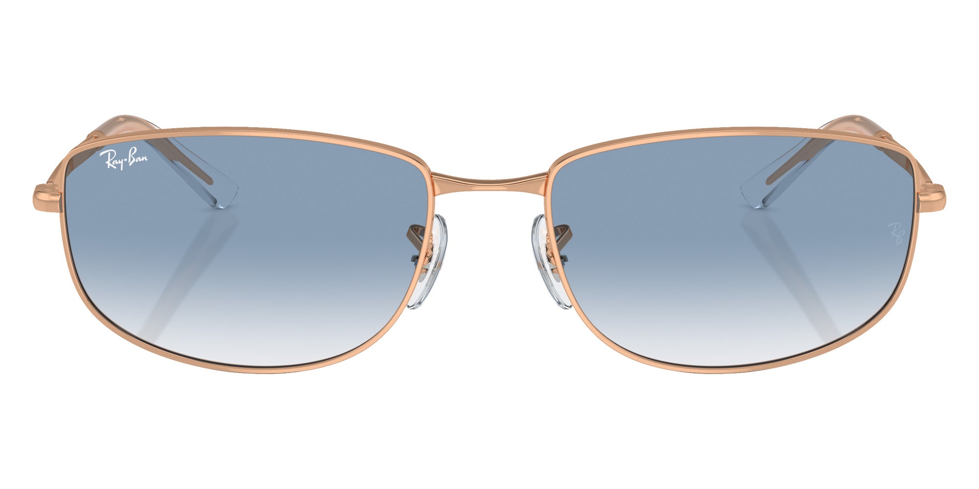 Ray-Ban® RB3732 RB3732 92023F 59 Sunglasses - Rose Gold