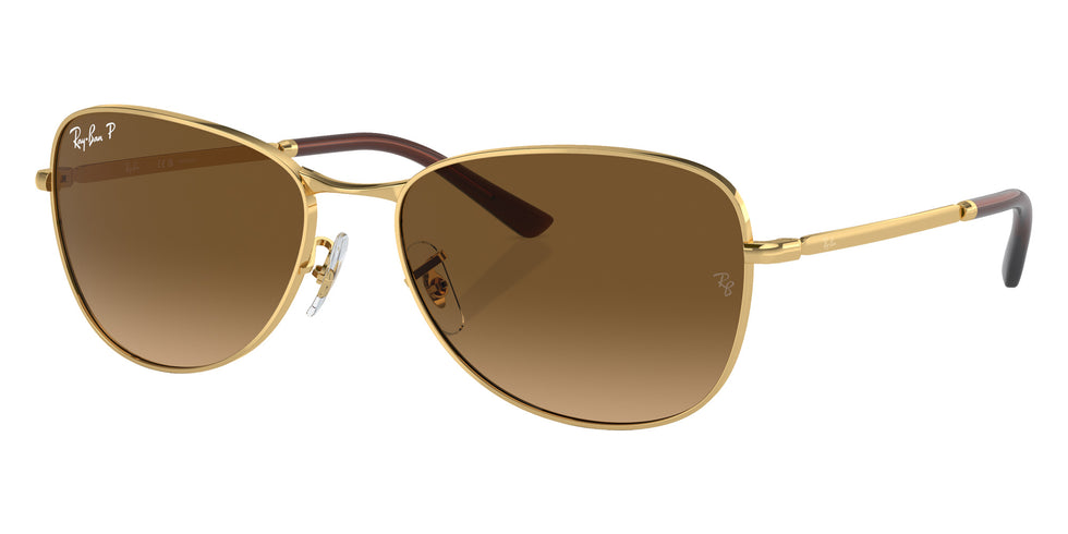Ray-Ban® RB3733 RB3733 001/M2 56 Sunglasses - Arista Gold