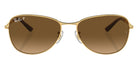 Ray-Ban® RB3733 RB3733 001/M2 56 Sunglasses - Arista Gold
