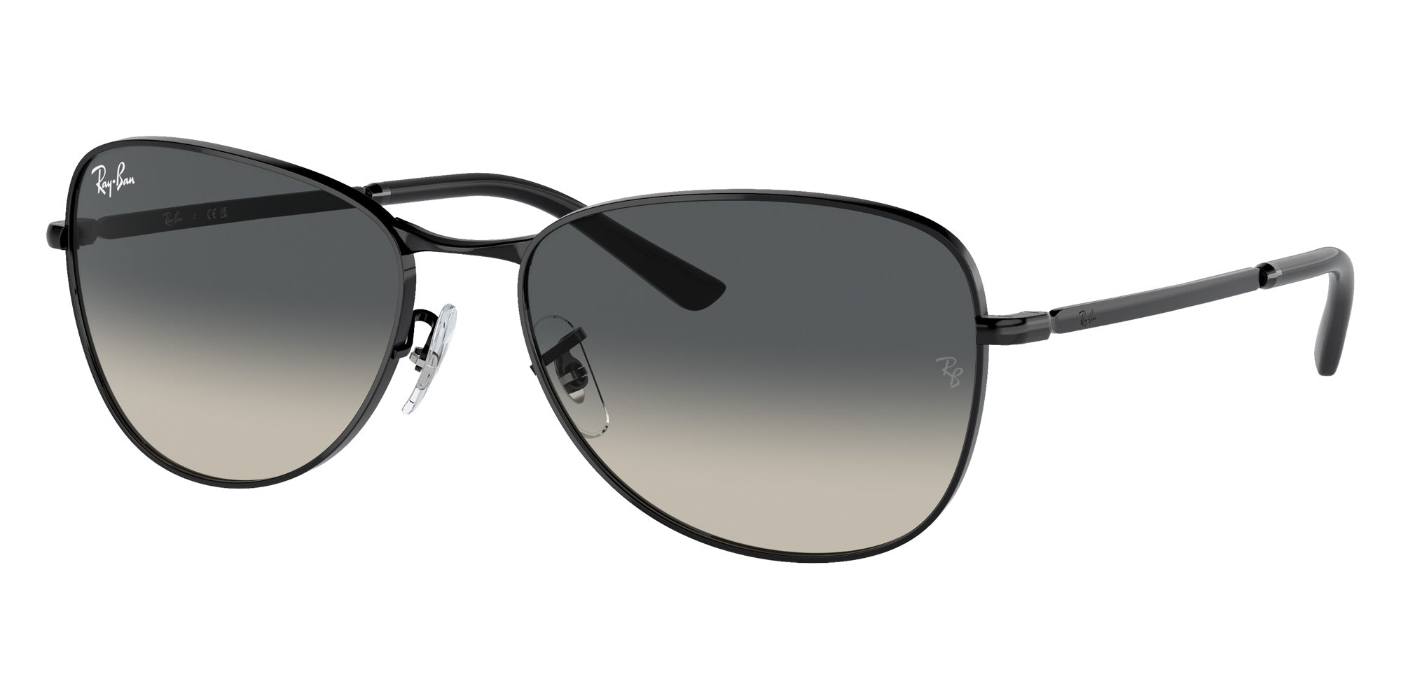 Ray-Ban® RB3733 RB3733 002/71 56 Sunglasses - Black