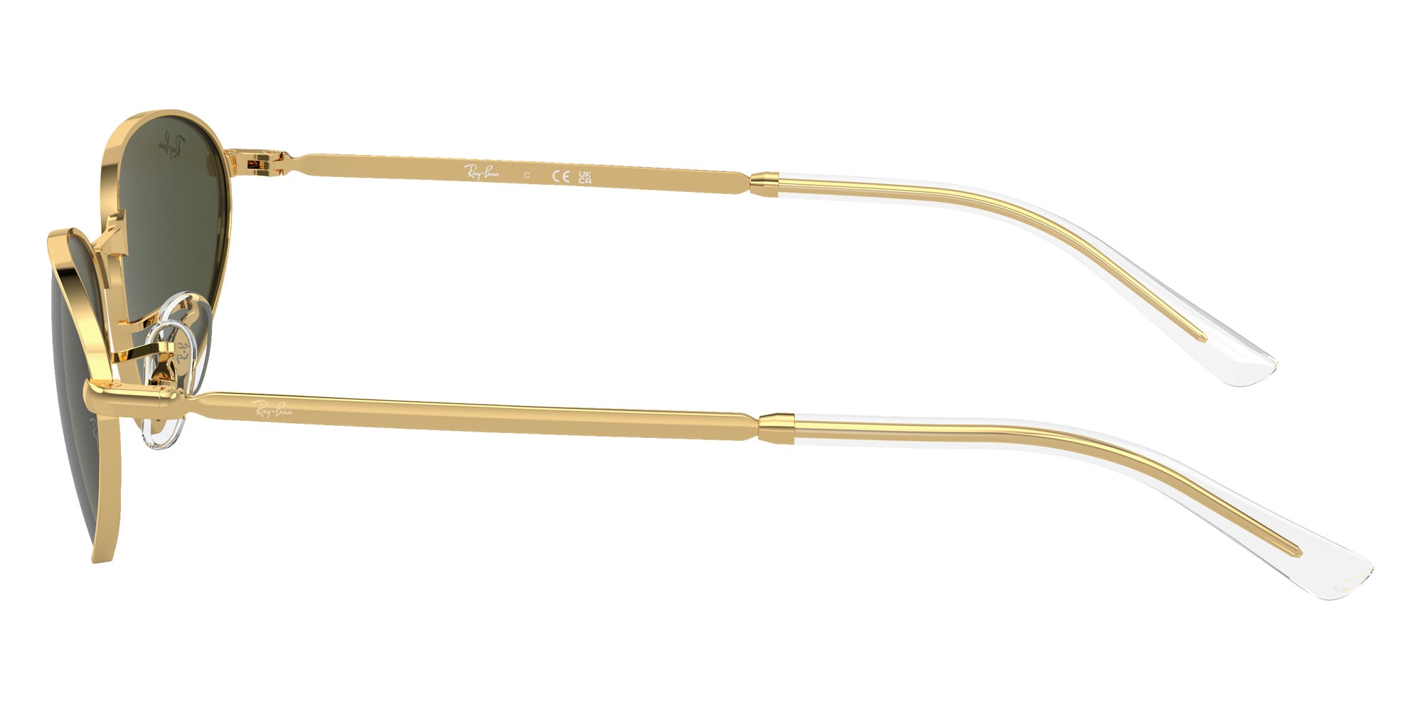Ray-Ban® RB3734 RB3734 001/31 59 Sunglasses - Arista Gold