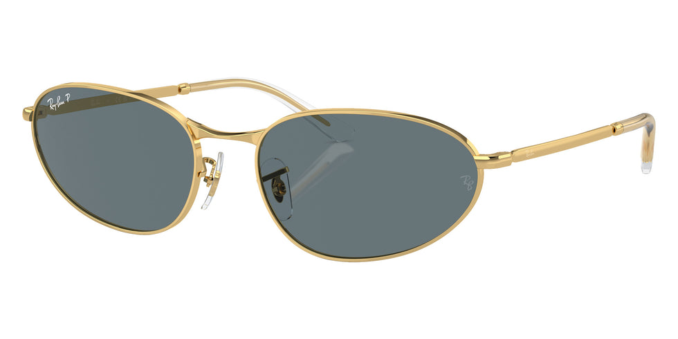 Ray-Ban® RB3734 RB3734 001/3R 59 Sunglasses - Arista Gold