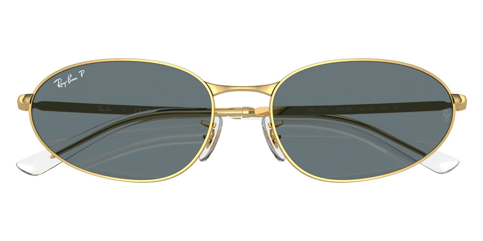 Ray-Ban® RB3734 RB3734 001/3R 59 Sunglasses - Arista Gold