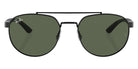 Ray-Ban® RB3736 RB3736 002/71 56 Sunglasses - Black