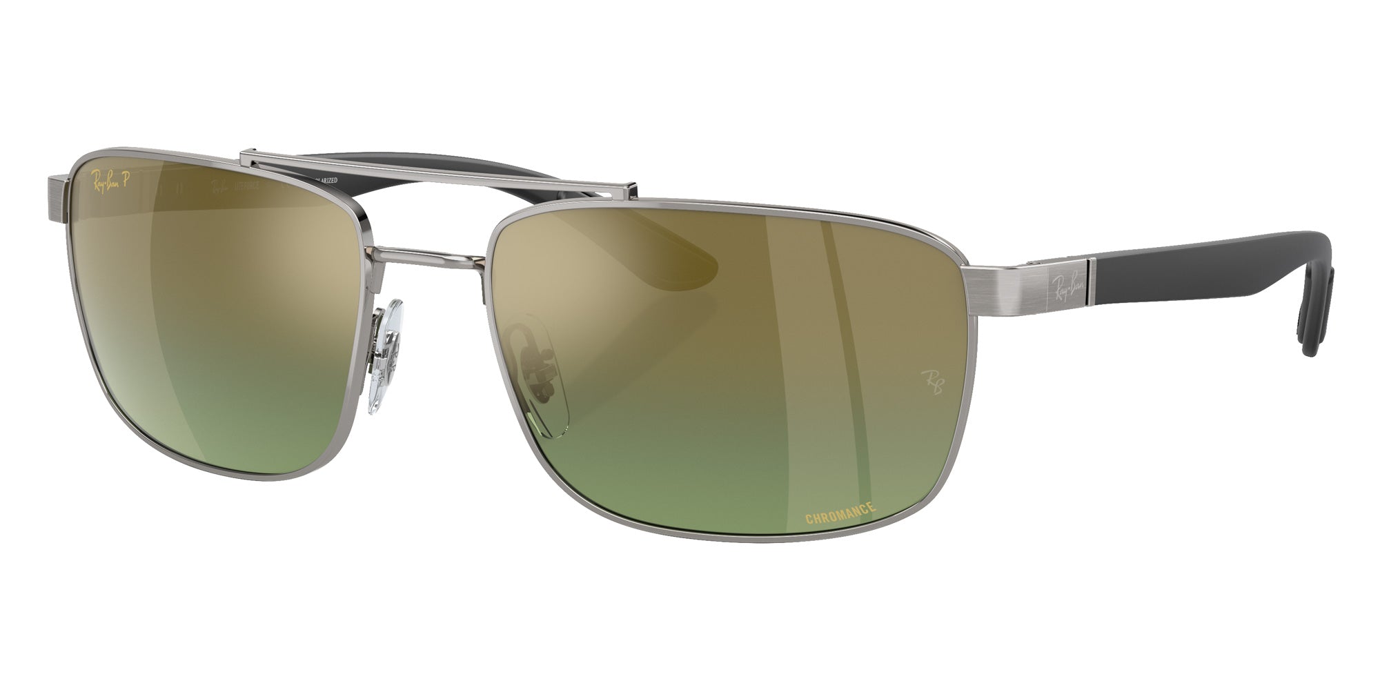 Ray-Ban® RB3737CH RB3737CH 004/6O 60 Sunglasses - Black