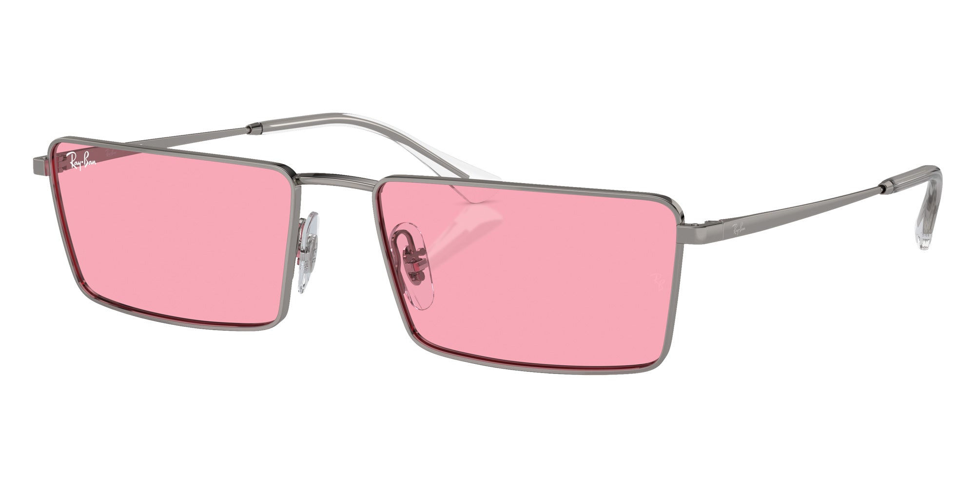 Ray-Ban® RB3741 RB3741 004/84 56 Sunglasses - Gunmetal