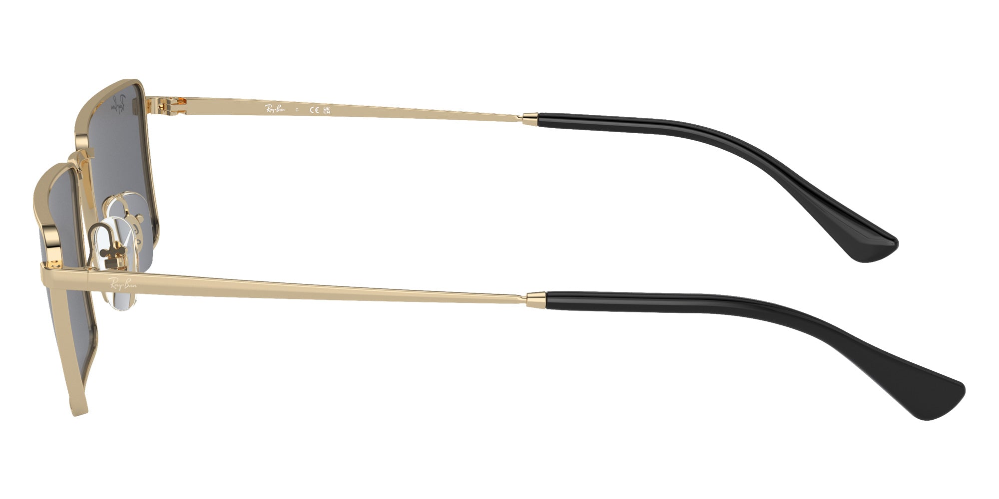 Ray-Ban® RB3741 RB3741 92136V 59 Sunglasses - Gold