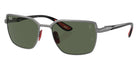 Ray-Ban® RB3743M RB3743M F09971 58 Sunglasses - Black